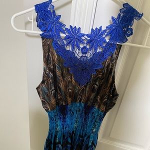 Peacock dress